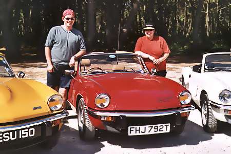 Pete et Louisa, en Spitfire 1500 (TSSC)