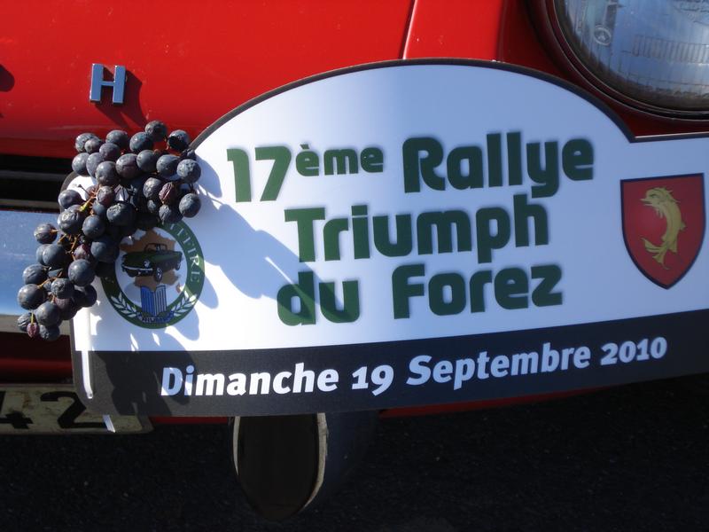 17�me Rallye Triumph du Forez