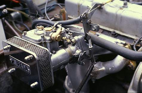 Spitfire à carburateur Weber